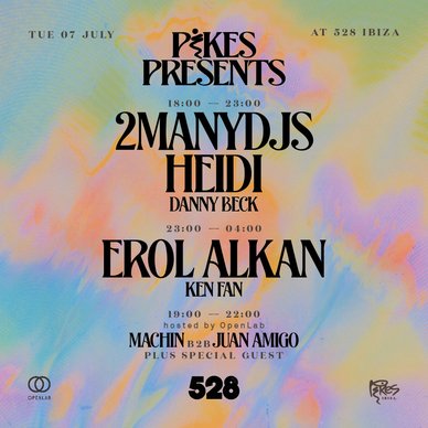 Pikes Presents with 2ManyDJs