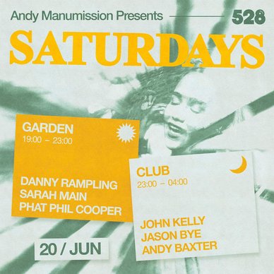 Saturdays at 528 Ibiza 20 June 2026